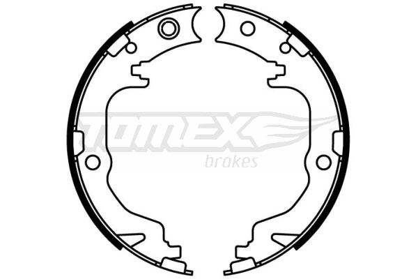 Sada brzdových čeľustí TOMEX Brakes
